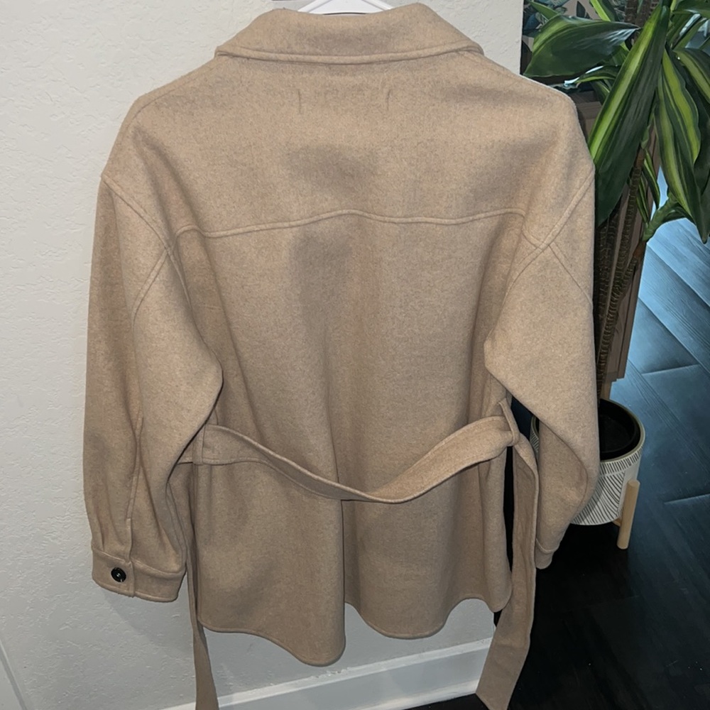 Zara Soft Belted Overshirt - Gem